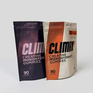 Sachet Doypack mat personnalisé OEM imprimé avec fermeture zip refermable <span class=keywords><strong>pour</strong></span> gommes de créatine, suppléments nutritionnels sportifs et compléments alimentaires - Product Image 3