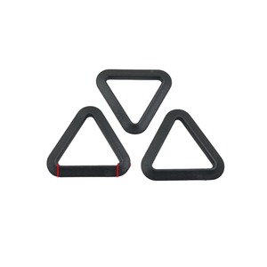 Accesorios para bolsas de plástico con hebilla triangular, color negro, duradero, resistente al desgaste, para mochilas, conectores, número de pieza 5031 - Product Image 5