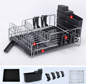 Estante de Drenaje Combinado Multifuncional CXT665 para Armario de Cocina, con Rejilla Simple de Una Sola Capa para Cubiertos, Venta al por Mayor - Product Image 2