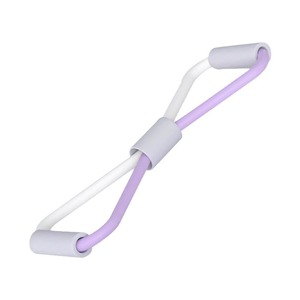 Bande de résistance en forme de 8, entraîneur élastique pour la remise en forme à domicile, outil multifonctionnel d'étirement des épaules et du dos - Product Image 1