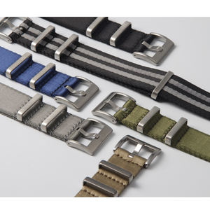 สายนาฬิกาไนลอนแบบผ้า ขนาด 20/22 มม. สายนาฬิกาคุณภาพสูง ไนลอนหรูหรา แฟชั่นใหม่ สายรัดข้อมือแฟชั่น - Product Image 6