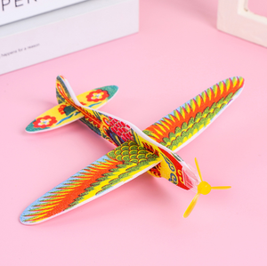 Vente en gros <span class=keywords><strong>pas</strong></span> <span class=keywords><strong>cher</strong></span> DIY EVA Foam Flying Plane Toy Outdoor Kids Airplane Structure - Product Image 3