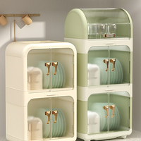 Assiette multifonctionnelle pour la maison, tasses à vaisselle, cuillère, support de rangement, poignée de cuisine, égouttoir à vaisselle en plastique à 2 couches avec couvercle