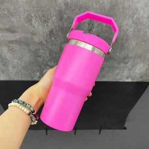 Botella de agua infantil de 20 oz con aislamiento al vacío para sublimación, vaso deportivo para niños de 20 oz con asa y tapa con pajita para actividades al aire libre - Product Image 2