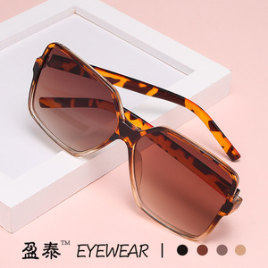 <b>Oversized</b> Square <b>Sunglasses</b> UV400 PC Frame Unisex Fashion Street Style - Product Image 3