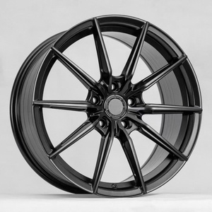 Jantes en alliage d'aluminium moulées en stock, roues WF de 15 à 19 pouces pour voitures particulières, jantes de course en noir, bronze, argent, chrome - Product Image 4
