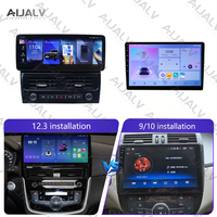 Autoradio 12,3 pouces avec CarPlay pour Nissan TIIDA 2016-2019, Android 13, GPS, navigation, lecteur multimédia, affichage sans fil, autoradio