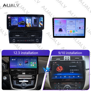 Autoradio 12,3 pouces avec CarPlay pour <span class=keywords><strong>Nissan</strong></span> TIIDA 2016-2019, Android 13, GPS, navigation, lecteur multimédia, affichage sans fil, autoradio - Product Image 2