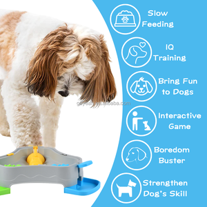 Nuovo Giocattolo Interattivo per Animali Domestici <span class=keywords><strong>2026</strong></span>, Dispenser di Snack per Cani e Gatti, Mangiatoia Lenta - Product Image 2