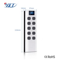 YET2169 Control Remoto Universal de Cortina RF de Largo Alcance con 10 Botones, Gran Tamaño, Impermeable, Plástico, 433.92MHz