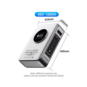 Venta Directa de Fábrica, Batería LiFePO4 de 5.12KWh 100Ah para Montaje en Pared, para Respaldo Solar en el Hogar - Product Image 3