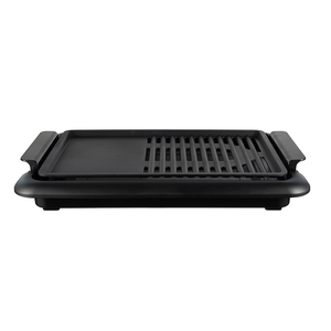Gril électrique moderne avec plaque de cuisson en fonte, barbecue portable avec contrôle de température, revêtement antiadhésif, usage domestique - Product Image 2