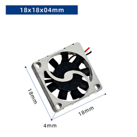 Mini Elektrischer 5V DC Axiallüfter 18x18x4mm Hydrauliklager Luftkühlventilator OEM/ODM für Drohnen mit Kunststoffblättern