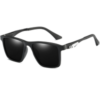 Lunettes de soleil polarisées surdimensionnées avec verres TAC, monture bleue/transparente, protection UV400, anti-choc, pour hommes et femmes, logo personnalisé, prix d'usine