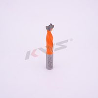 Tête de fraise en carbure de tungstène pour le bois, diamètre 8 mm, longueur 70 mm, forme droite, compatible avec les machines CNC