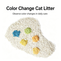 Litière pour chat en tofu changeant de couleur PH, biodégradable, agglomération rapide, anti-odeur, sans poussière, fournitures essentielles pour animaleries, vente en gros