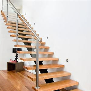 गुआंगज़ौ फैक्टरी पूर्वनिर्मित आधुनिक लक्जरी इनडोर धातु सीढ़ियों अनुकूलित मोनो स्टाफ़ सीधे सीढ़ी डिजाइन - Product Image 5