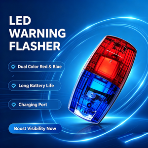 <span class=keywords><strong>Mini</strong></span> lampe de signalisation LED rechargeable de bonne qualité, clignotante, à porter sur l'épaule - Product Image 5