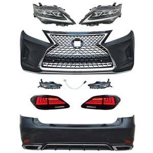 Kit carrosserie pour <span class=keywords><strong>Lexus</strong></span> <span class=keywords><strong>RX</strong></span> 2009 2010 <span class=keywords><strong>2011</strong></span> 2012 2013 2014 2015 RX300 upgrade 2022 modèle phares pare-chocs grilles - Product Image 3