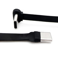 Câble flexible FPC de type C à angle droit, charge sans fil mâle/femelle, conversion FPV à 180 degrés, téléphone portable, ordinateur, cuivre pur