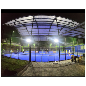 คุณภาพสูงขนาดที่กําหนดเองกลางแจ้งกันน้ํา Paddle Court เต็นท์ <span class=keywords><strong>Padel</strong></span> สนามเทนนิสหลังคา - Product Image 4