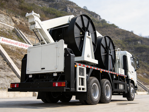 Nuovo <span class=keywords><strong>Camion</strong></span> Diesel Elettrico 6x4 per Cavi Pesanti con Verricello Idraulico e Avvolgitore per Grandi Miniere a Cava Aperta, Capacità di Carico Super Elevata - Product Image 5