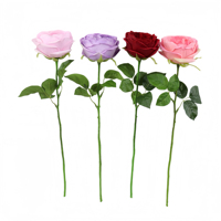 Arrangement floral artificiel moderne en plastique, fait main, de haute qualité, écologique, style Ins, pour décoration de mariage et de maison