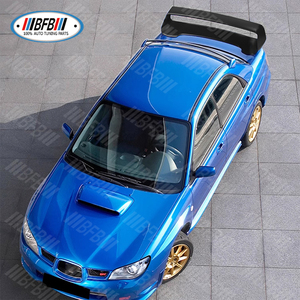 Aileron de coffre double style en ABS finition mate avec feu stop pour <span class=keywords><strong>Subaru</strong></span> <span class=keywords><strong>Impreza</strong></span> WRX STI 2002-2007 - Product Image 4