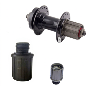 Boîtier de roue arrière de vélo type axe 7-10 vitesses HG Freehub en acier 32H avec base de blocage - Product Image 1