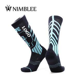 <span class=keywords><strong>Chaussettes</strong></span> de sport personnalisées en laine mérinos pour adultes <span class=keywords><strong>Chaussettes</strong></span> de ski tricotées en laine mérinos à hauteur de tube longue et chaude pour l'hiver - Product Image 1