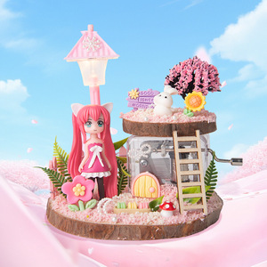 Boîte à musique DIY, modèle Forêt Musicale des Contes de Fées, matériaux et accessoires, artisanat fait main pour enfants, cadeau pour femmes, emballage en boîte colorée - Product Image 4