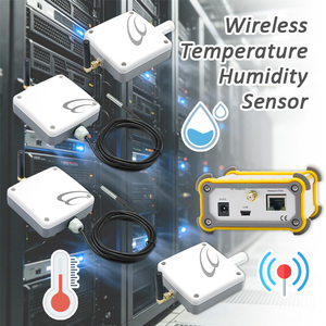 <b>Wireless</b> <b>temperature</b> humidity <b>sensor</b> Indoor outdoor monitoring system 4 probes gateway <b>sensor</b> - Product Image 1