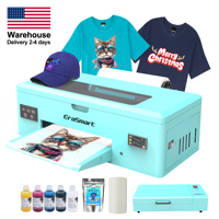 Impresora Plana DTF A3 de Alto Rendimiento XP600 de 13 Pulgadas con Horno Automático Multicolor para Películas PET para Cualquier Textil, 3 Años de Garantía