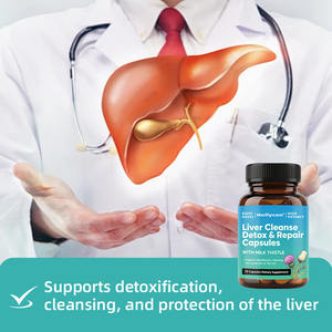 ODM OEM disesuaikan detoks pembersih hati & kapsul reparasi Herbal pendukung hati Susu Thistle suplemen kesehatan hati - Product Image 2