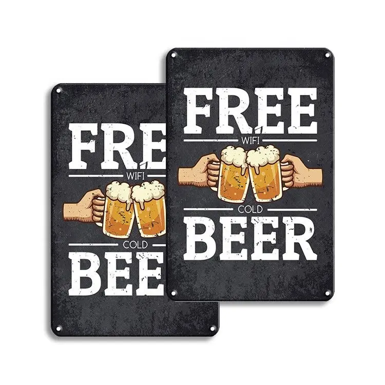 Customized beer signs 30*20cm letrero blechschilder vintage antique metal signs tin signs bar kitchen decoration