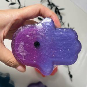 C & H Hamsa Xà Phòng Tay Hình Xà Phòng Biểu Tượng Tùy Chỉnh Thành Phần Tự Nhiên Đá Quý Xà Phòng Cho Tất Cả Các Loại Da - Product Image 3