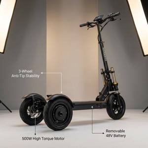 Trottinette à trois roues Hikerboy Dura, 150 kg, moteur sans balais 1000 W, étanche, avec fourche avant amortissante, Dura Dura Dura - Product Image 4