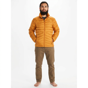 Blouson matelassé de haute qualité sur mesure pour homme, mode décontractée, veste thermique d'extérieur, tissu en nylon, veste à bulles brillante - Product Image 1