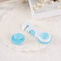 Produits de sécurité pour enfants Armoire pour bébé Réfrigérateur Tiroir Serrure de sécurité avec adhésif Pas besoin de poinçonner