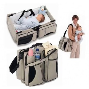 Muestra gratuita de cuna portátil multifuncional para bebés recién nacidos, extraíble y lavable, para viajes al aire libre, con bolsa grande para pañales y cama. - Product Image 6