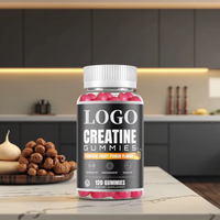 Bonbons gélifiés à la créatine monohydrate pour adultes OEM/ODM, 5 g de créatine par portion, végétarien, casher, sans gluten, sans gélatine, soutien musculaire