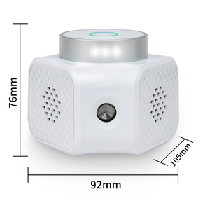 เครื่องไล่สัตว์ในร่มแบบอัลตราโซนิก ไฟ LED กระพริบ 9 ดวง เปิดอัตโนมัติในเวลากลางคืน 4 โหมด ปลอดภัย เสียบปลั๊กใช้งานได้ทันที ไม่มีสารเคมี - Product Image 3