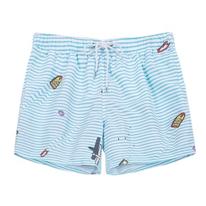 Pantalones Cortos de Baño Estampados para Hombre, Cómodos, 100% Algodón, Ecológicos, Personalizados, de Secado Rápido, Casuales - Product Image 1
