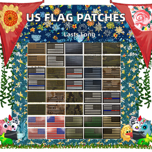 Tùy Chỉnh May Trên Mỹ Sao Và Sọc Cờ Vá Chúng Tôi Cờ Phù Hiệu Với Mạ Kỹ Thuật Cho Chiến Thuật Bánh - Product Image 2
