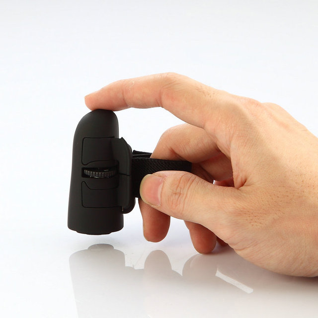 LED Mini Small Micro USB Wireless Mouse Lazy Finger Rings Optical High Speed 2.4ghz Portable Mouse