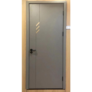 Porte en bois composite WPC, surface UV sans peinture, motif moderne pour l'intérieur des maisons et des bureaux, étanche, conçue pour l'excellence - Product Image 4
