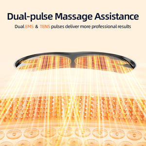 Cinturón masajeador de cintura con calor, función musical, inteligente, recargable, vibrador, EMS, pulseras de masaje portátiles para el hogar - Product Image 4