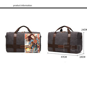 Vente en gros personnalisée <span class=keywords><strong>sac</strong></span> polochon en toile multifonction pour bagages de voyage <span class=keywords><strong>50L</strong></span>/60L <span class=keywords><strong>sac</strong></span> de nuit <span class=keywords><strong>sac</strong></span> week-end - Product Image 5