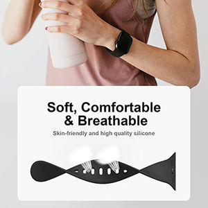 Muñeca de silicona de repuesto de silicona suave 38Mm 40Mm 42Mm <span class=keywords><strong>44Mm</strong></span> 45Mm Correa I <span class=keywords><strong>Watch</strong></span> Band para Iwatch <span class=keywords><strong>Apple</strong></span> Series <span class=keywords><strong>Se</strong></span> 7 6 5 4 3 - Product Image 4