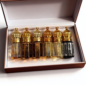 Flacon de luxe vide pour Oud Tola arabe, en verre, élégant, 3ml, 6ml, 12ml, pour huile de <span class=keywords><strong>parfum</strong></span> Attar, avec boîte - Product Image 1